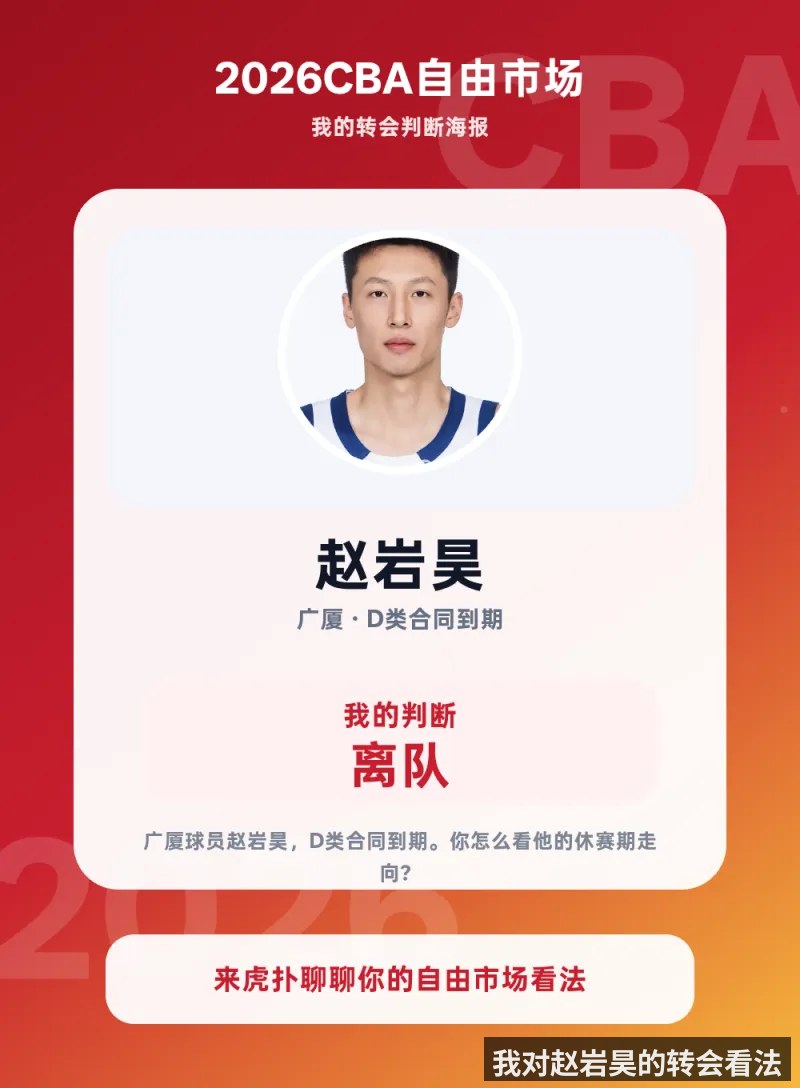 我对赵岩昊的转会看法（kaiyun）